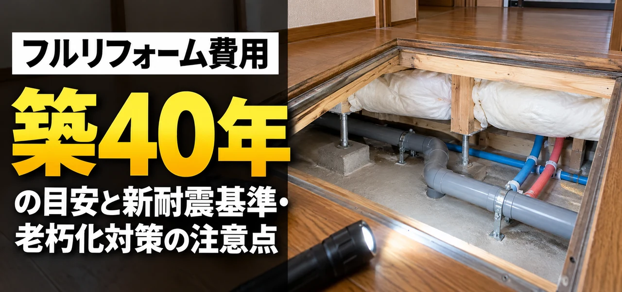 築40年 フルリフォーム費用