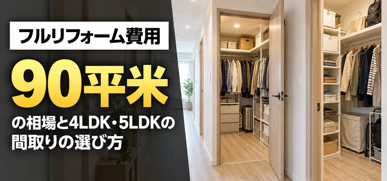 90平米フルリフォーム費用