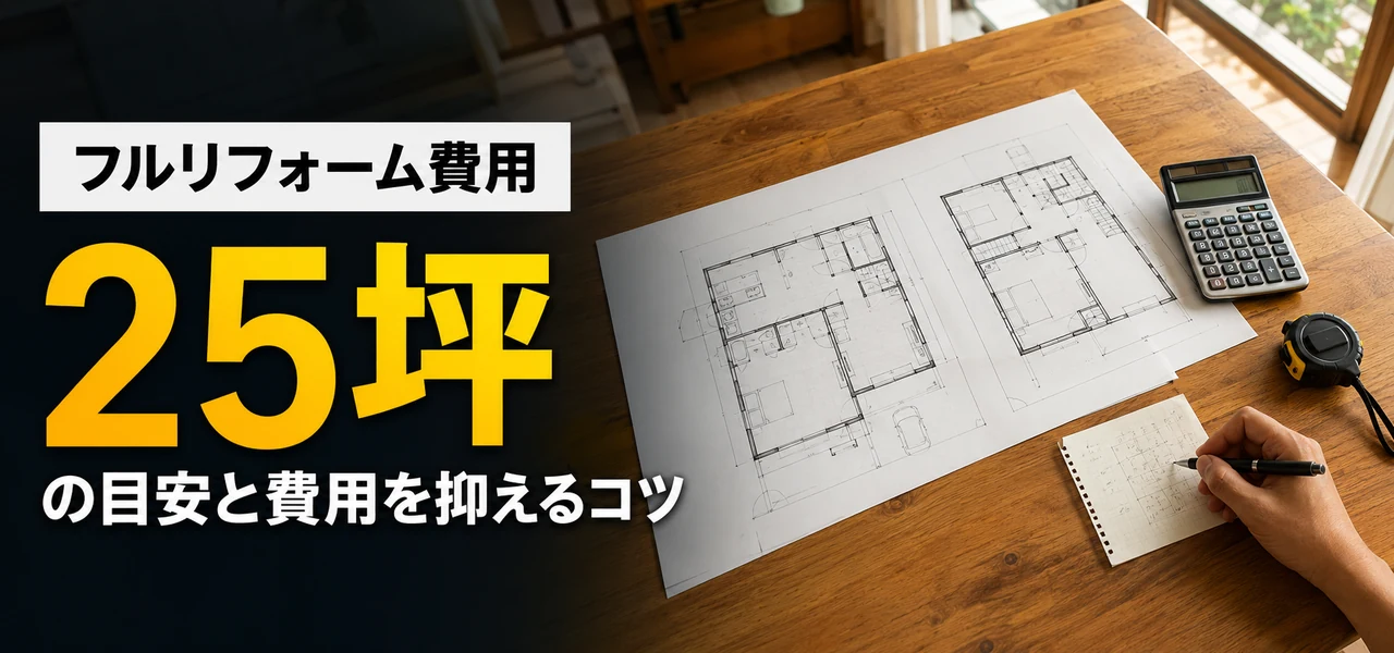 25坪 フルリフォーム費用