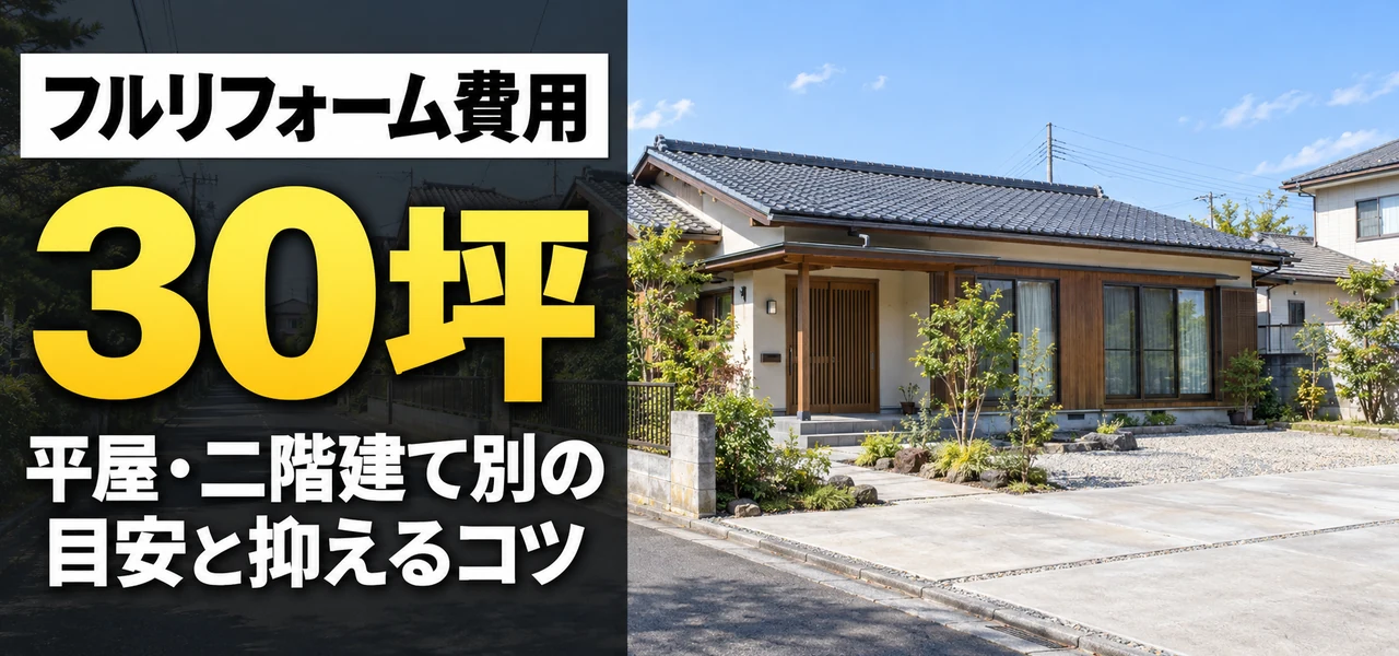 30坪 フルリフォーム費用