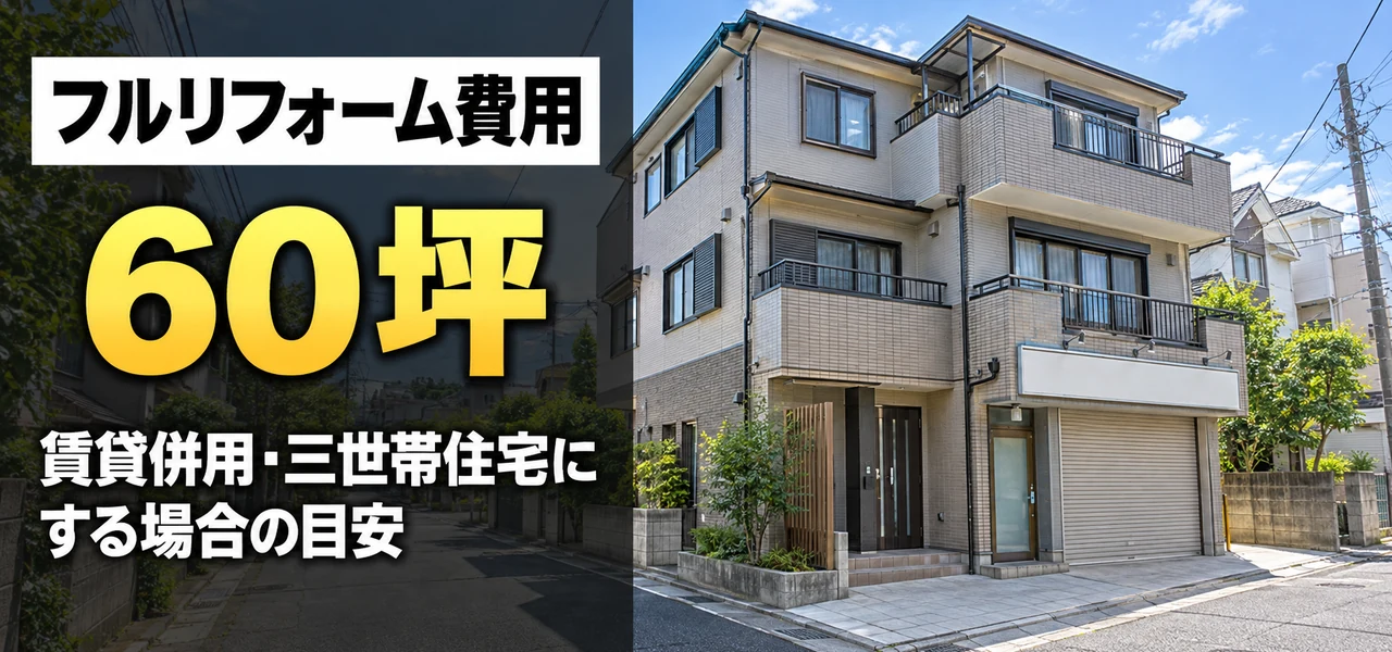60坪 フルリフォーム費用
