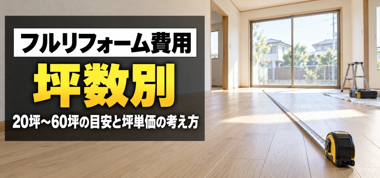 坪数別の費用