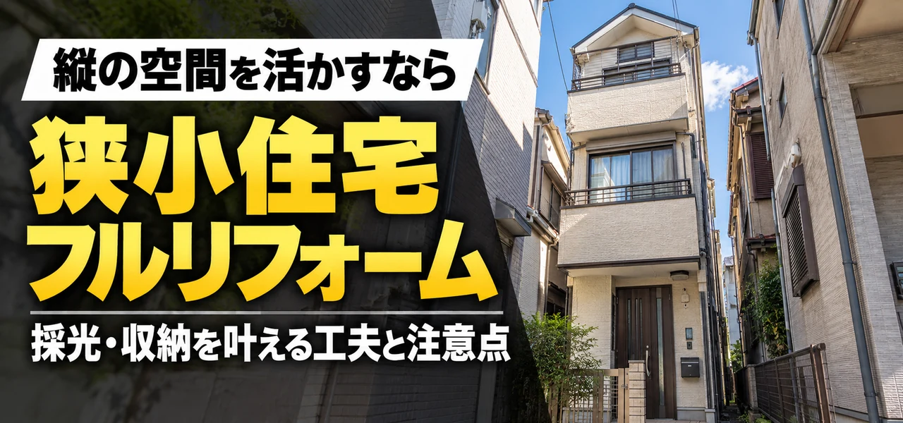 狭小住宅 フルリフォーム
