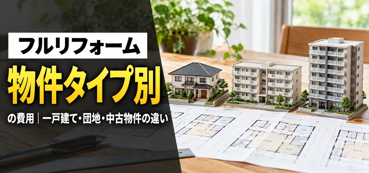 物件タイプ別の費用